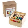 Montessori-Holzspielzeug "Peg Dolls with Hats small" Produktbild-Vorschau 6