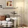 HOMCOM LED Stehlampe Stehleuchte mit Leinen-Lampenschirm, 3 Produktbild-Vorschau 4