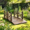 Outsunny Holzbrücke mit Geländer Gartenbrücke aus Produktbild-Vorschau 7