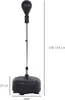 HOMCOM Punchingball Set Boxen Training Set Standboxsack mit Produktbild-Vorschau 2