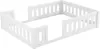 Letto a piattaforma Sweiko in legno 140x200 con ringhiera, Anteprima dell’immagine prodotto 15
