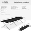 Lit de camp en aluminium - noir Voir les images du produit 6