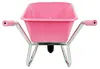 Matrix Schubkarre 100l 250kg Luftrad Kunststoffwanne Pink Produktbild-Vorschau 5