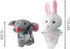 Set mit 10 Plüsch-Fingerpuppen - Tiere, bunt, Maße 4-6/6-10 Produktbild-Vorschau 5