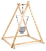 Holz Babyjumper mit Ständer - höhenverstellbarer Sitz, Baby Produktbild-Vorschau 9