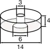 QuickClick Basic zum Anschrauben ø 14mm, Höhe 4 mm, Produktbild-Vorschau 4