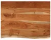vidaXL Waschtischplatte 80x60x2,5 cm Rechteckig Massivholz Produktbild-Vorschau 1