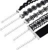 Lot de 12 colliers ras du cou en dentelle noire avec Voir les images du produit 23
