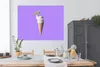MuchoWow® Poster Eiscreme - Vogel - Pelikan - Weiß - Produktbild-Vorschau 3