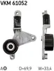 SKF VKM 61052 Spannrolle Keilrippenriemen für TOYOTA AURIS Produktbild-Vorschau 1