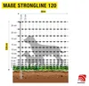 horizont strongLine Camping Hundezaun 50m lang, 120cm hoch Produktbild-Vorschau 6