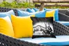 MuchoWow® Outdoor Kissen - Antilope - Schwarz und weiß - Produktbild-Vorschau 4
