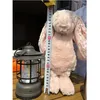 Plüsch Hase 28 cm – Kuscheltier mit Blumenohren – weiches Produktbild-Vorschau 7