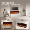 Cheminée électrique KAMINIO LEA - Cheminée électrique 3 en Voir les images du produit 2