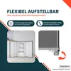 homeX Gefrierschrank, Tiefkühlschrank klein - 60L Produktbild-Vorschau 7