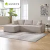 Juskys Sofa Coredo - Taupe, moderne Couch aus Cord mit Produktbild-Vorschau 8