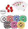 Coffret, Malette, Set de Poker - argent, 300 pièces Voir les images du produit 8