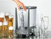 A hand is shown using a glass washing device with several beer glasses around it. Podgląd zdjęcia produktu