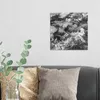 DEQORI Hybrid Leinwand Bild 30x30 cm 'Gipfel im Nebel' Produktbild-Vorschau 3
