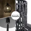 Pendelleuchte Wohnzimmer Boho Korbleuchten Pendellampe Produktbild-Vorschau 4