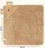 Kinder Kapuzenhandtuch 80x80 cm – Weiches Badeponcho für Produktbild-Vorschau 6