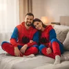 Onesie Kigurumi Pigiama Spiderman Costume travestimento S: Anteprima dell’immagine prodotto 9