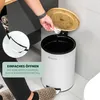 kosz na śmieci eluno, kosz na pedały, pojemność 12 litrów, Podgląd zdjęcia produktu 4