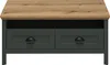 trendteam Stanton Couchtisch Tannengrün/Evoke Eiche, B/H/T Produktbild-Vorschau 1