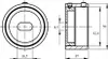 Flangia a parete in acciaio inox - per tubi Ø 42,4 x 2,0 mm Anteprima dell’immagine prodotto 2