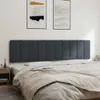 vidaXL Coussin de tête de lit "Hanko" gris foncé 200 cm Voir les images du produit 4