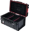 An open black tool box with red trim and dividers, shown against a white background. Náhled obrázku produktu