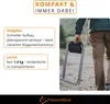 Klappbarer Campinghocker mit Tischplatte 40 x 40 cm Produktbild-Vorschau 4