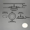 Briloner Gima Set de 3 spots LED encastrables 230V, Voir les images du produit 4