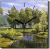 Coloray Hodiny Unikátní 30x30 cm  Tiché hodiny Pro obývací Produktbild-Vorschau 1