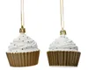 Christbaumschmuck Kunststoff Mini Cupcakes 6cm, 1 Stück - Produktbild-Vorschau 2