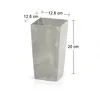 NABBI Vaso da fiori in plastica DURS125E 12,5 cm - avorio Anteprima dell’immagine prodotto 6