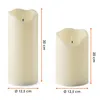 XXXL LED Outdoor Kerze cremeweiß mit Timer 2er Set - 30 | Produktbild-Vorschau 4