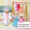 BABY born Teddy mit weißem Strampler und beweglichen Armen Produktbild-Vorschau 5