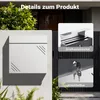 Skrzynka na listy Wiltec ze stali nierdzewnej V63 37 x 11 x Podgląd zdjęcia produktu 16