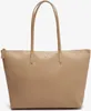 LACOSTE LARGE COATED CANVAS TOTE HellBraun Produktbild-Vorschau 1