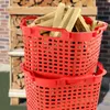 GreenLife Uni-Korb 25 kg, 10 Stück, drehstapelbar, rot Produktbild-Vorschau 9