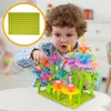 Malplay Bauklötze Blumen Kreative Blöcke Gartenbau Geschenk Produktbild-Vorschau 5