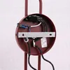 Kinkiet NOX 2 burgund z włącznikiem 2xE14  10W stal Podgląd zdjęcia produktu 9