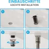 Bächlein Universal Ablaufgarnitur ohne Überlauf (Keramik) - Produktbild-Vorschau 4