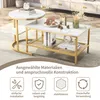 CDGlobal 2in1 Couchtisch Rund 2er Set, Wohnzimmertisch, Produktbild-Vorschau 5