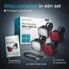 Inlustro 4x Fietslampjes - LED Achterlicht en Voorlicht - Productafbeelding-voorbeeld 8