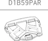 SHAD Universal-Montageplatte SH48/SH49/SH50/SH58X/SH59X Náhľad obrázku produktu 1