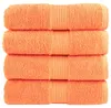 vidaXL Premium Waschhandtücher SOLUND 4 Stück Orange 30x30 Produktbild-Vorschau 7