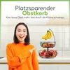 Dayshake Obstschale mit Bananenaufhänger - Runder Obstkorb Produktbild-Vorschau 5