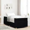 vidaXL Struttura letto con materasso nero 90 x 190 cm in Anteprima dell’immagine prodotto 2